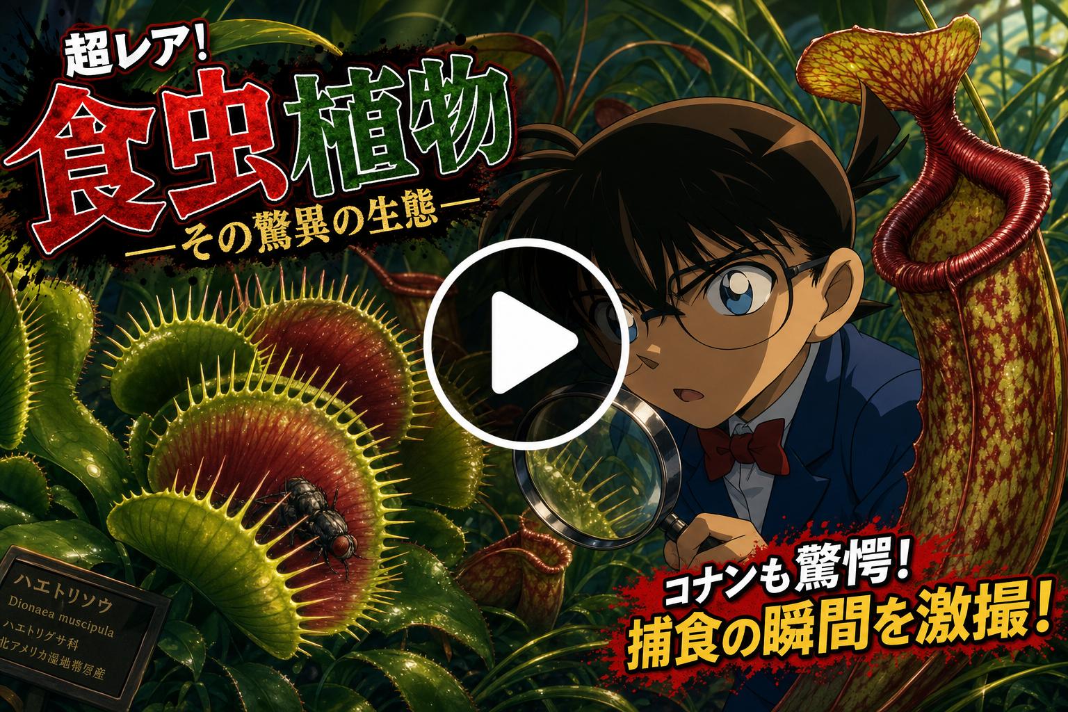 黄色仓库植物视频教程——食虫植物捕蝇草视频演示