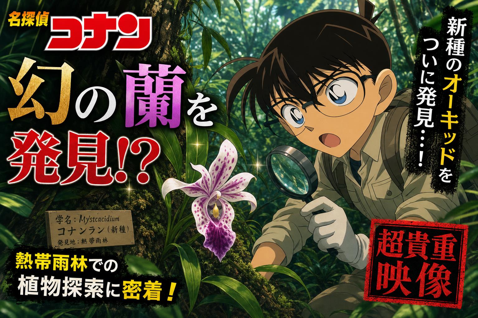 黄色仓库稀有植物视频——热带雨林新种兰花发现记