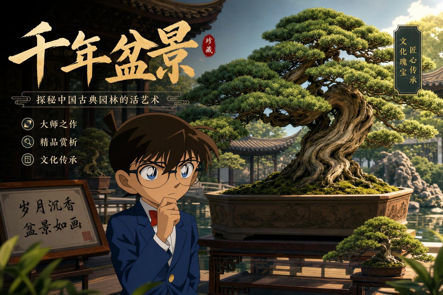黄色仓库获奖植物视频——千年盆景艺术中国传统植物文化